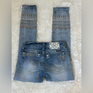 Miss Me Light Blue Embellished Jeans